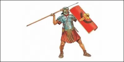 Comment appelait-on la lance des romains ?