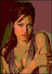 Actrice amricaine interprte de l'hrone ' Lara Croft ' ... .