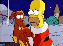 Comment s'appelle le chien des Simpson ?