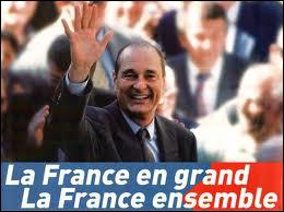 Comment Jacques Chirac a-t-il annoncé sa candidature à sa propre succession en 2002 ?