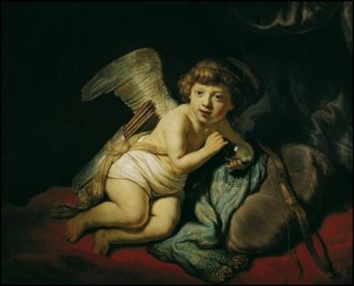 Cupidon  la bulle de savon, 1634.
