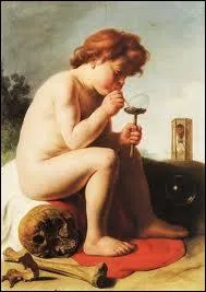 Enfant faisant des bulles de savon c. 1645