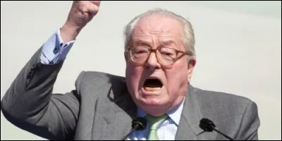 Quel homme politique français d'extrème droite a un oeil de verre ?