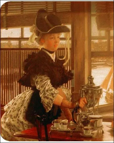 Afternoon coffee, c. 1870