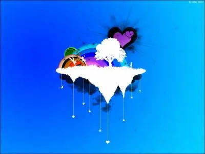 Les petits coeurs entre les personnes sont...