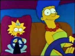 Quelle est la couleur de la voiture de Marge ?