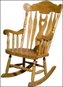 On se balance dessus parfois, mais c'est pour s'y asseoir qu'il est parfait, c'est...