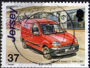 Quel est ce ludospace franais pionnier du genre, visible sur ce timbre de Jersey ?