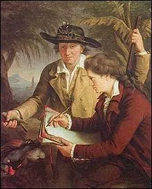 Johann Reinhold Forster et son fils Georg Forster  Tahiti, 1780