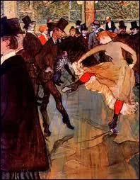 Henri de Toulouse-Lautrec a peint Montmartre, le Moulin Rouge et ses danseuses. Quelle est l'intruse ?