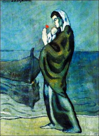 Maternit au bord de la mer, c. 1902