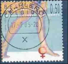 En quelle anne le droit de vote a-t-il t accord aux femmes belges, comme l'voque ce timbre de Belgique ?