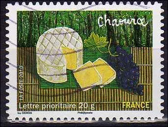 De quel dpartement est originaire ce fromage franais, le chaource (visible sur ce timbre de France) ?