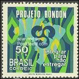 Quel est le but du projet Randon (visible sur ce timbre du Brsil) ?