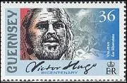Quel est ce personnage cr par Victor Hugo visible sur ce timbre de Guernesey ?