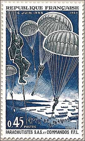 A quelle date a eu lieu le dbarquement en Normandie (comme le montre ce timbre de France) ?