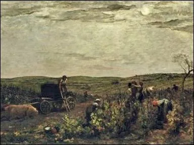 Les vendanges en Bourgogne, 1863