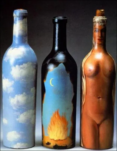 Et pour finir avec un clin d'oeil, qui a peint ces bouteilles (il en aurait peint 25 ! )