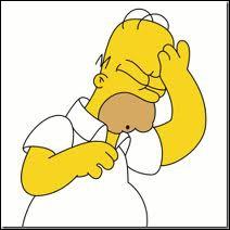 Quelle est l'exclamation de dpit ou d'abattement que prononce souvent Homer lorsqu'il fait une gaffe ?