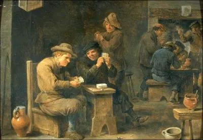 Joueurs de cartes dans un cabaret c. 1650