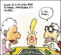 Quand Titeuf est chez pp et mm,  quel jeu est-il impossible d'chapper ?