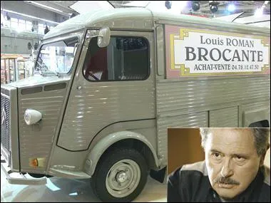 Et enfin, Louis Roman (Victor Lanoux) dit Louis la brocante écume sa région à l'affut de la pièce rare au volant de sa camionnette -----------------.