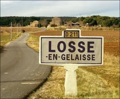Losse-en-Gelaisse, contrairement  l'autre, ne comptait que 247 mes en 2009.