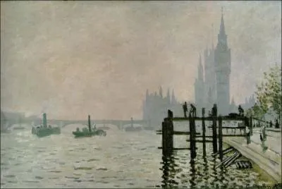 Le pont de Westminster, 1871