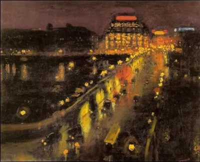 Le Pont-Neuf la nuit, 1935-1939