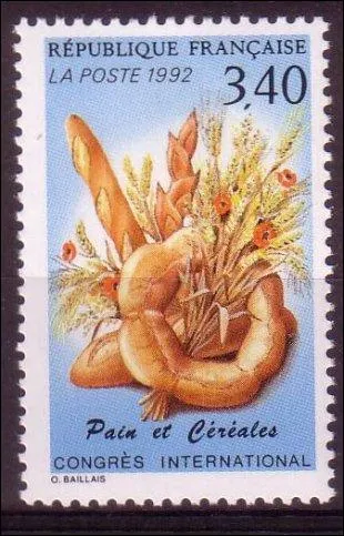 Quel est le bl le plus produit en France, comme en tmoigne ce timbre de France ?