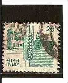 Quel est le principal concurrent du bl dans le mme continent que l'Inde, pays qui a mis ce timbre ?