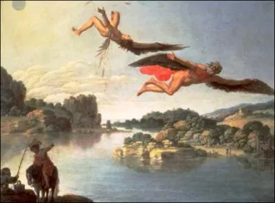 Le rve d'Icare est bien de voler. Dans la mythologie grecque, qui eut l'ide de construire des ailes en cire et en plume pour fuir la Crte ?