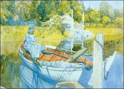 Qui a peint  Lisbeth  la pche  ?