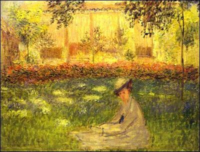Qui a peint  Femme assise dans le jardin  ?