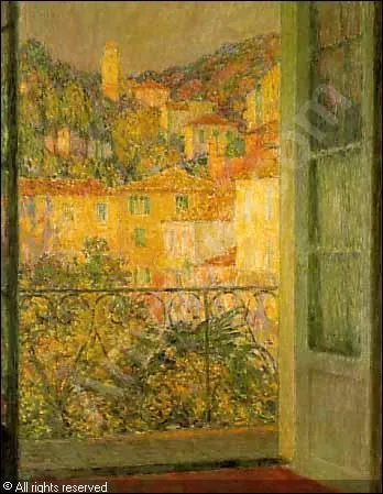 Qui a peint  La fentre du Midi, Villefranche-sur-mer  ?