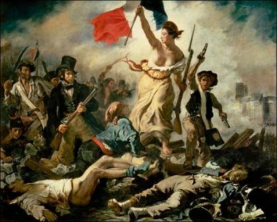 La Liberté guidant le peuple d'Eugène Delacroix, est une...