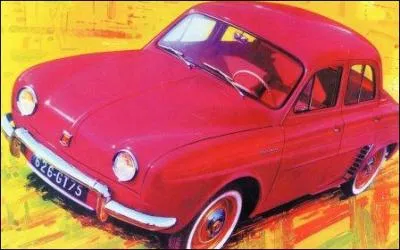 Les annes passent, 1956, la remplaante de la 4 cv arrive, c'est la...