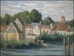 A qui doit-on ce tableau intitul   Bessy, le village au bord de l'eau   ?