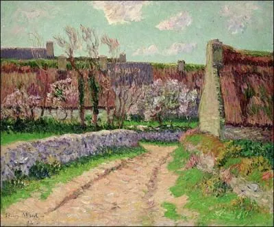 Quel peintre breton, issu de l'cole de Pont Aven a ralis ce typique   Village de Clohars   ?