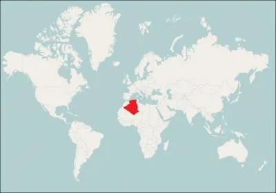 Quel est ce pays ? ( indice : Alger est sa capitale )