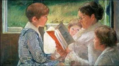 Qui a peint Lecture aux enfants ?