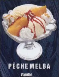 Qui a invent la pche Melba ?