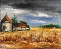 Qui a peint  Le champ de bl  ?