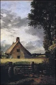 Qui a peint  La chaumire dans le champ de bl  ?