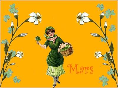 Mars est le mois pendant lequel dbute le printemps, les 19, 20 ou 21 suivant les annes. Quel signe du zodiaque dbute-t-il sensiblement en mme temps que la saison ?