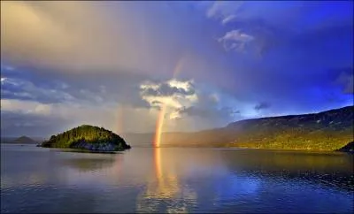 On peut le trouver sur ces pentes boises, broutant l'herbe !