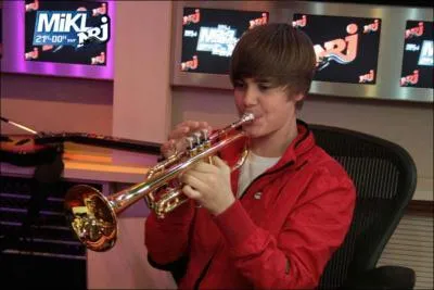 Parmi ces trois instruments  vent, Justin sait jouer :