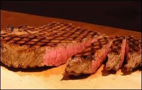 Que signifie une viande dont la cuisson est dite bleue ?