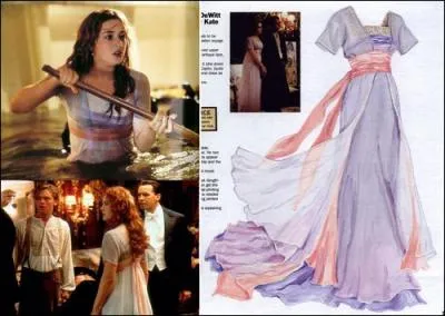 Pourquoi la robe que portait Rose durant le naufrage a-t-elle t difficile  crer ?