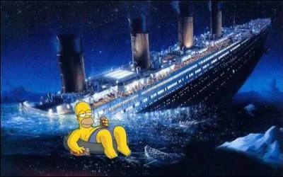 Dans ce film, il tait commandant du bateau et grce  ses talents, pas besoin d'iceberg pour couler le navire, c'tait dans...